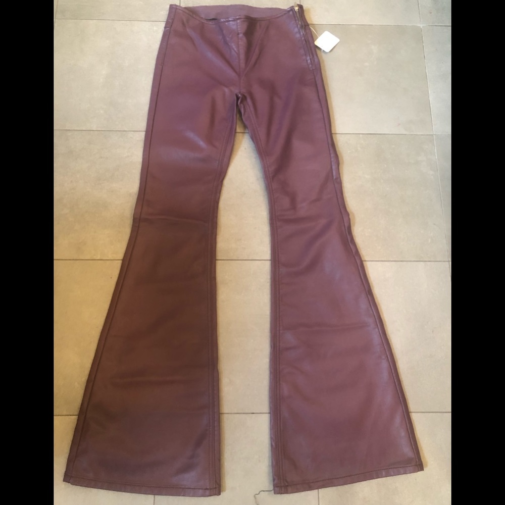 Free People Faux Leather Pants